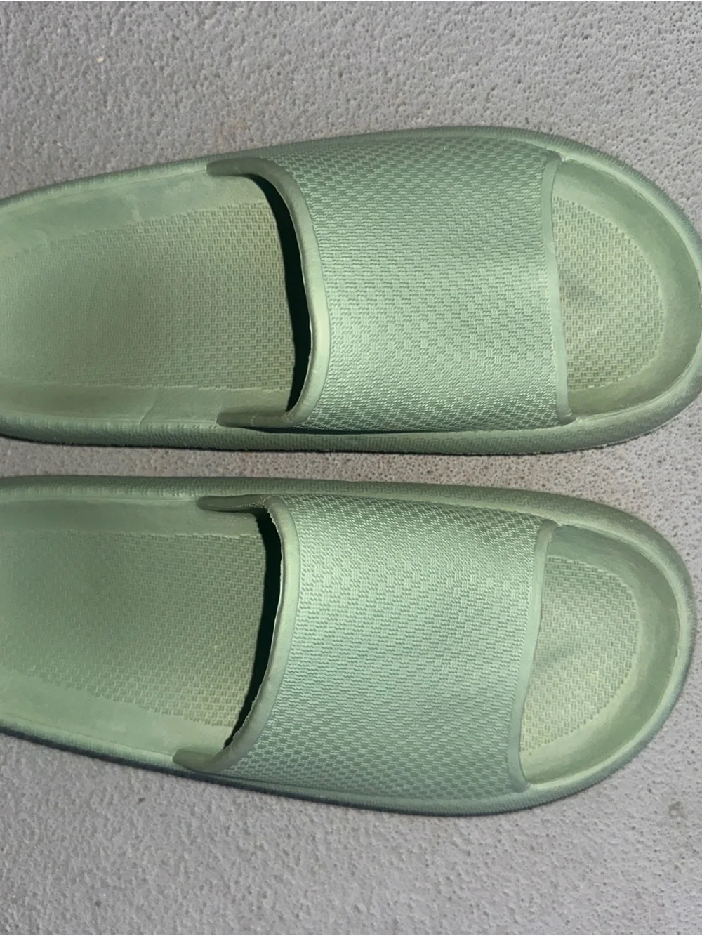 Women’s Mint Green Slide Sandals